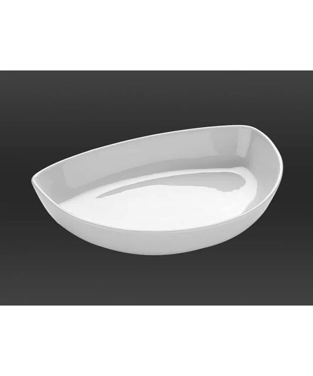 GGM Gastro (1 Cái) Đĩa Sâu Lòng - Sứ - 210x160mm - Trắng