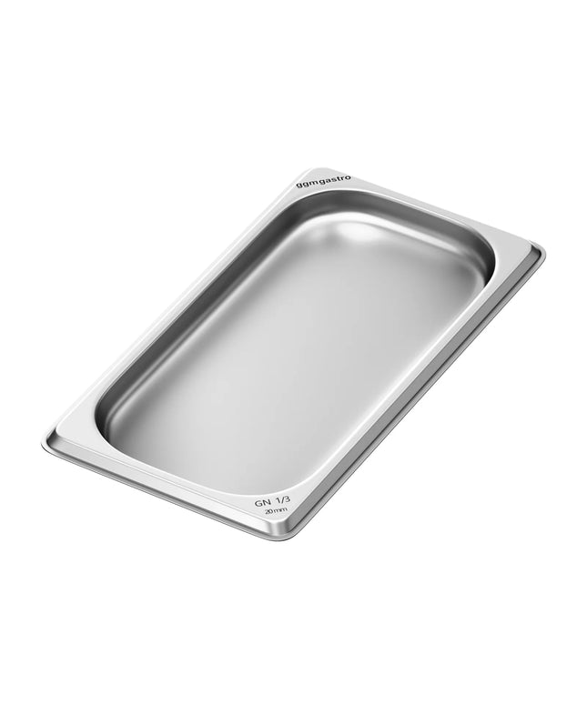 GGM Gastro (1 piece) – Stainless Steel Gastronorm Pan GN 1/3 – Height 20 mm
