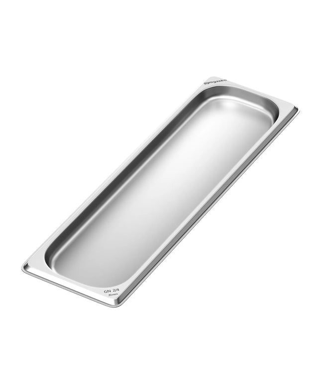GGM Gastro (1 piece) – Stainless Steel Gastronorm Pan GN 2/4 – Height 20 mm