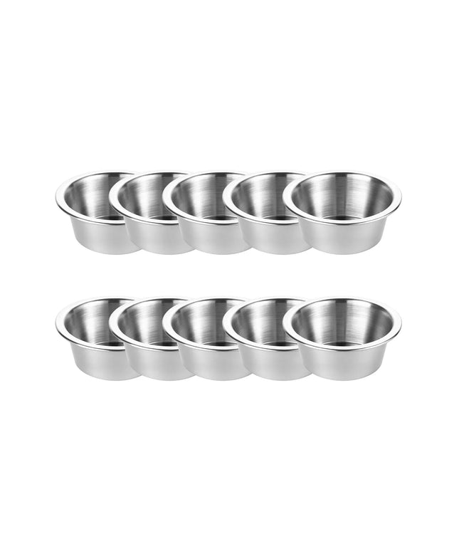 GGM Gastro (10 Cái) Chén Đựng Sốt - Thép Không Gỉ - Tròn - Ø60mm