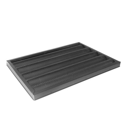 GGM Gastro (10 pcs) Baguette Tray - Aluminium - EN 600x400 - with 5 moulds