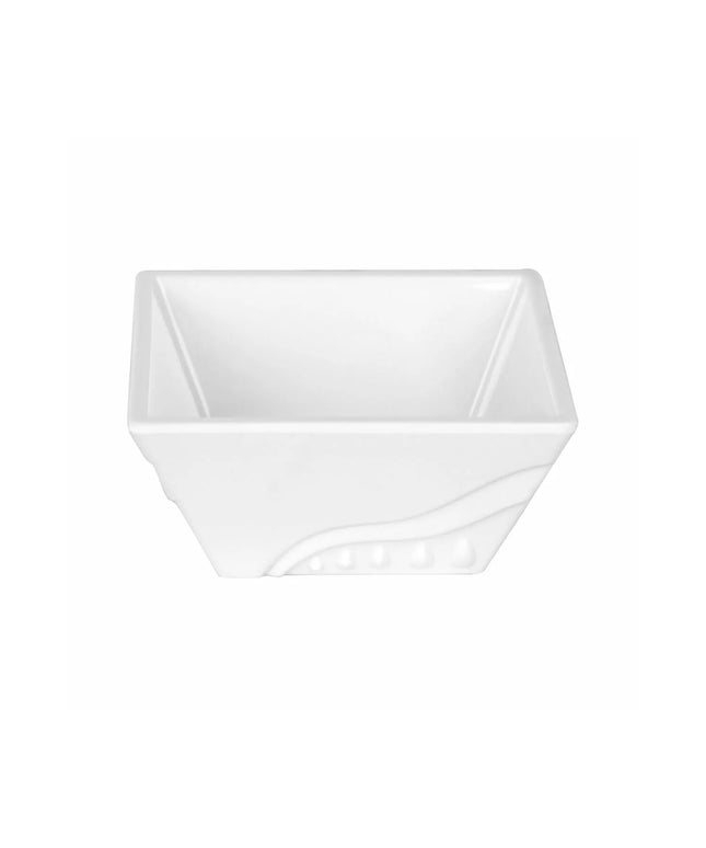 GGM Gastro (10 pcs) Bowl - Melamine - square - 220x220mm - Depth: 100mm - White