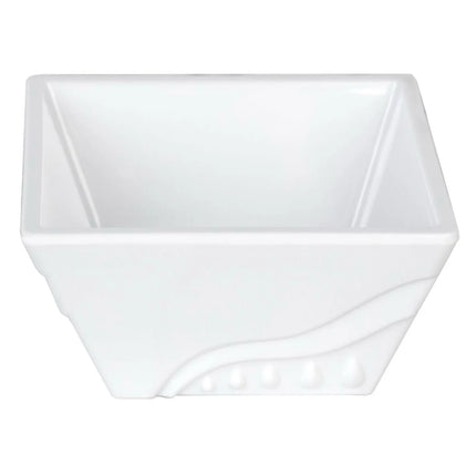 GGM Gastro (10 pcs) Bowl - Melamine - square - 220x220mm - Depth: 100mm - White
