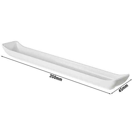 GGM Gastro (10 pcs) Bowl - MINI - Melamine - 0.2L - 350x45mm - Depth: 30mm - White