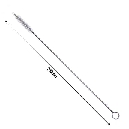 GGM Gastro (10 pcs) Cleaning Brush - for Glass Drinking Straws - Nylon - 200xØ7mm