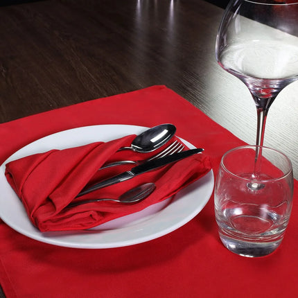 GGM Gastro (10 pcs) Damask Napkin Vienna - 50x50cm - Fire Red