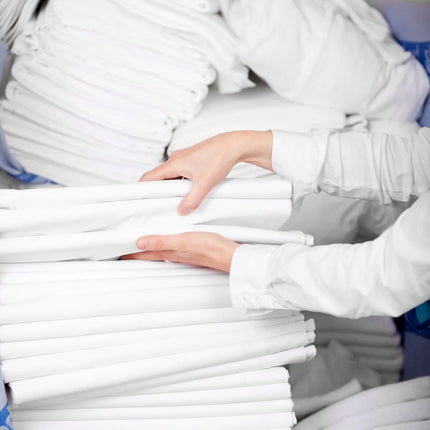 GGM Gastro (10 pcs) Flat Sheet - 180x295cm - White