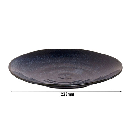 GGM Gastro (10 pcs) KIRYU | Plate - flat - Porcelain - Ø235mm - Blue
