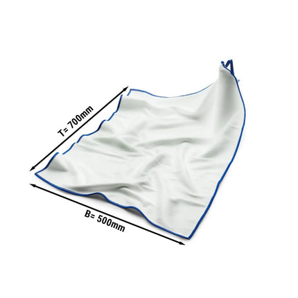 GGM Gastro (10 pcs) Microfibre glass cloth Glass polishing - 50x70cm - White