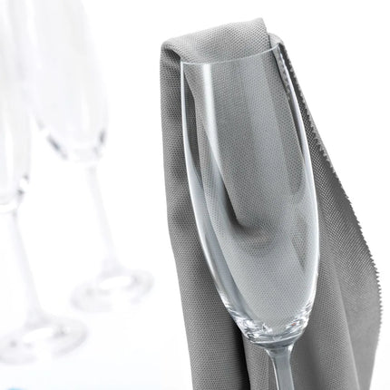 GGM Gastro (10 pcs) Microfibre glass cloth made of Microfibre Glass polishing - 500x700mm - Grey