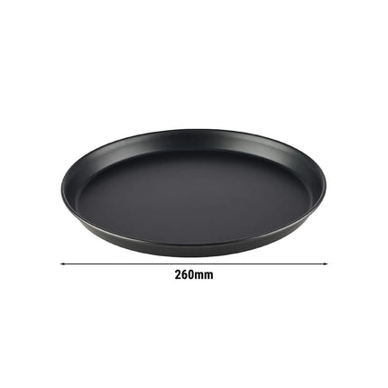 GGM Gastro (10 pcs) Pizza Tray - Blue Steel - Ø260mm - Height: 25mm