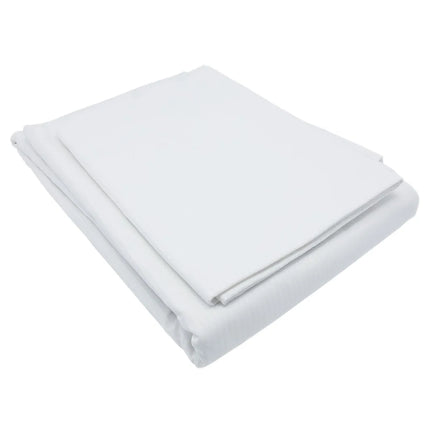 GGM Gastro (10 pcs) Satin Stripe Duvet Cover Linz - 80x80cm - White