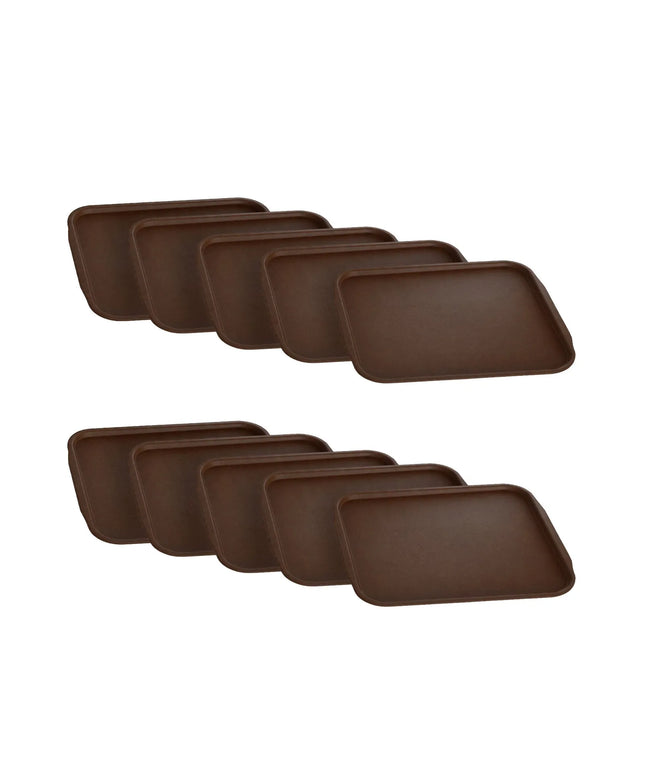 GGM Gastro (10 pcs) Serving Tray - Brown - 360 x 270 mm