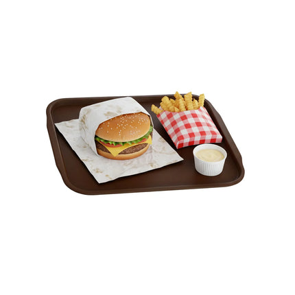 GGM Gastro (10 pcs) Serving Tray - Brown - 440 x 320 mm