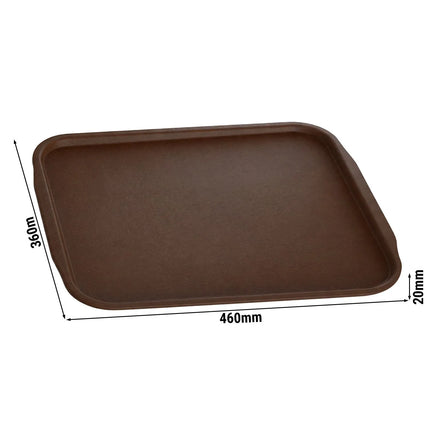 GGM Gastro (10 pcs) Serving Tray - Brown - 460 x 360 mm
