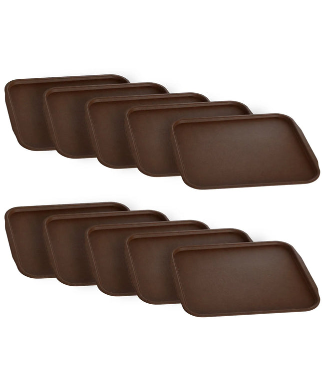 GGM Gastro (10 pcs) Serving Tray - Brown - 530 x 370 mm
