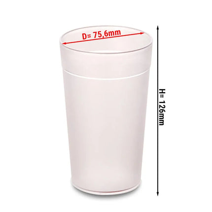 GGM Gastro (100 pcs) Polycarbonate Tumbler - Frosted - 300 ml