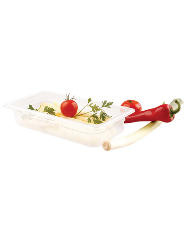 GGM Gastro (12 Cái) Khay GN 1/3 Polypropylene - Mờ - 5.3L - Cao 150mm