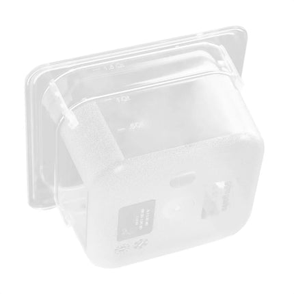 GGM Gastro (12 Cái) Khay GN 1/6 Polycarbonate - Trong Suốt - 1.5L - Sâu 100mm
