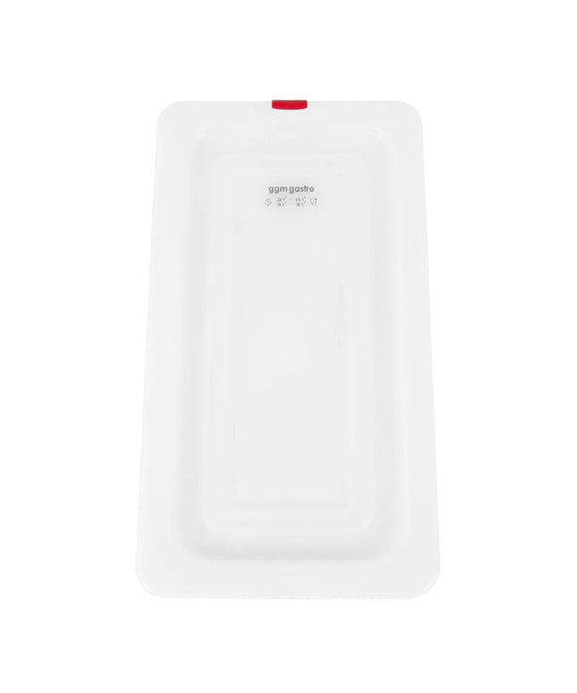 GGM Gastro (12 Cái) Nắp GN 1/3 Polypropylene - Trong Suốt - 325x176mm - Cao 17mm
