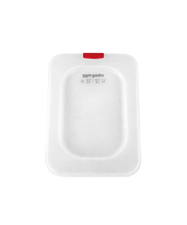 GGM Gastro (12 Cái) Nắp GN 1/6 Polypropylene - Trong Suốt - 176x162mm - Cao 13mm