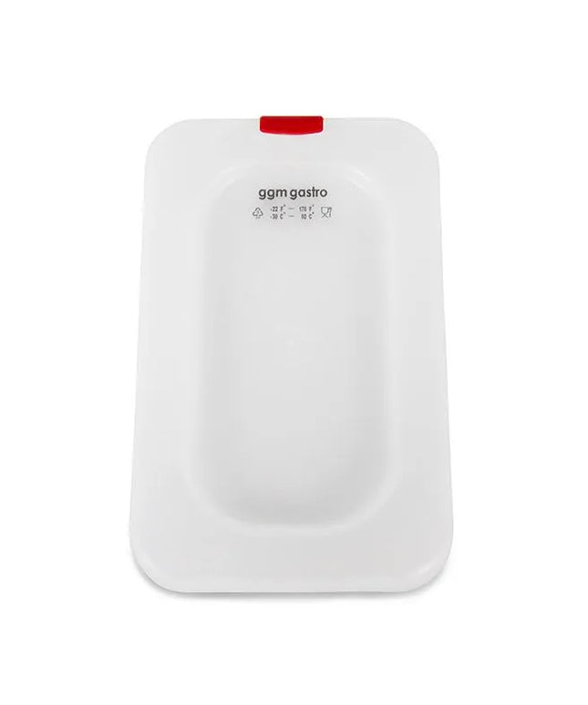 GGM Gastro (12 Cái) Nắp GN 1/9 Polypropylene - Trong Suốt - 176x108mm - Cao 13mm