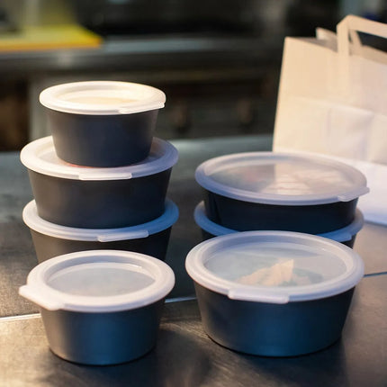 GGM Gastro (12 pcs) Bowl - Plastic - 1.3L - round - Ø 182mm - Grey