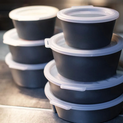 GGM Gastro (12 pcs) Bowl - Plastic - 1.3L - round - Ø 182mm - Grey