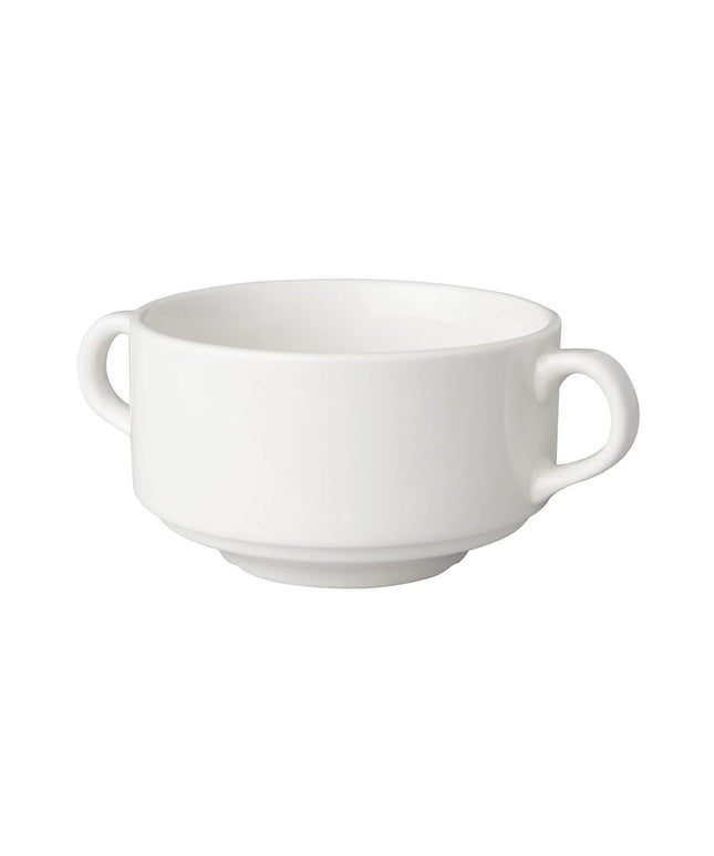 GGM Gastro (12 pcs) BUDGETLINE - Handled Soup Cup - Mammoet - Ø 105mm - 300 ml - White