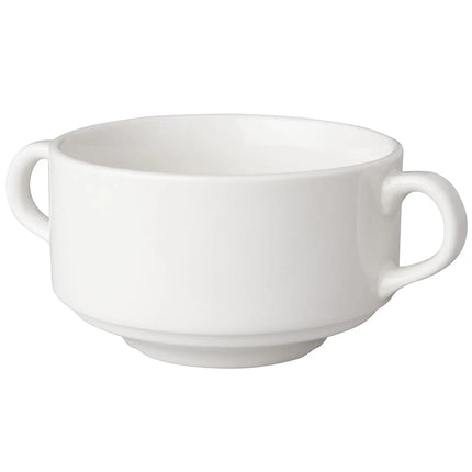 GGM Gastro (12 pcs) BUDGETLINE - Handled Soup Cup - Mammoet - Ø 105mm - 300 ml - White