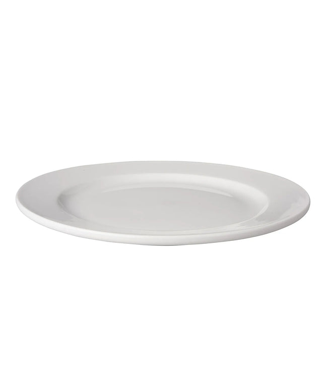 GGM Gastro (12 pcs) BUDGETLINE | Plate - flat - Porcelain - Ø245mm - White