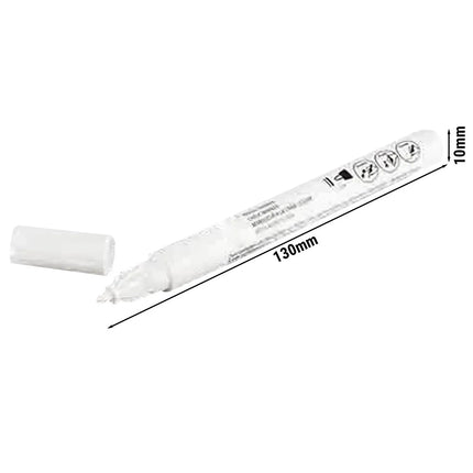 GGM Gastro (12 pcs) Chalk Marker Set (Ø10mm) - Polypropylene - 130x10x10mm - White