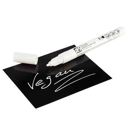 GGM Gastro (12 pcs) Chalk Marker Set (Ø10mm) - Polypropylene - 130x10x10mm - White