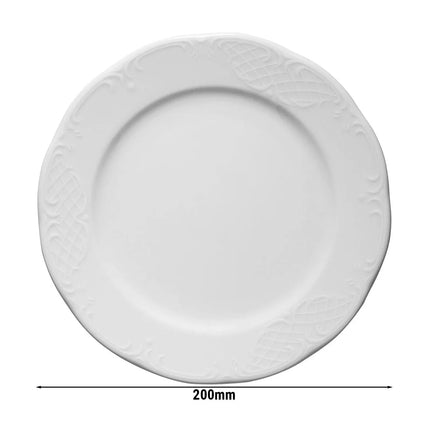 GGM Gastro (12 pcs) CLASSICO | Plate - flat - Porcelain - 200x200mm - White