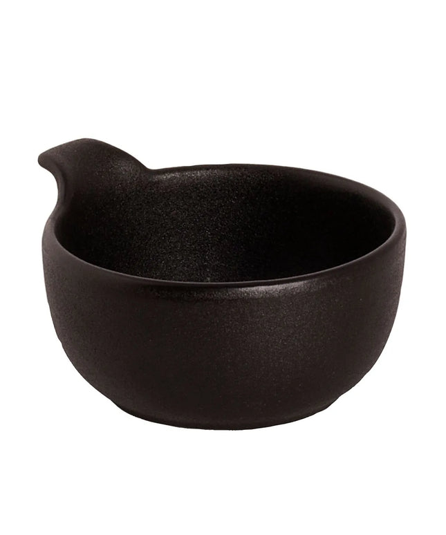 GGM Gastro (12 pcs) Dessert Bowl - Universe - Porcelain - 240ml - round - Ø 100mm - Black
