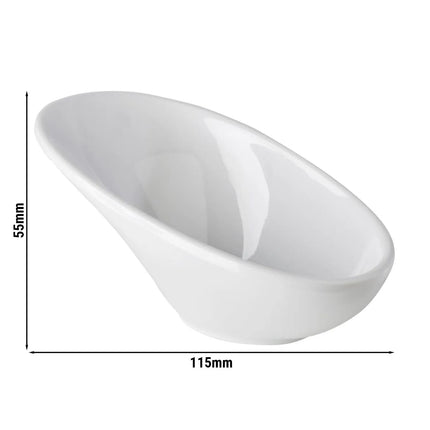 GGM Gastro (12 pcs) Dipping Pot - FRIENDLY - PET - 40ml - 115x60mm - White