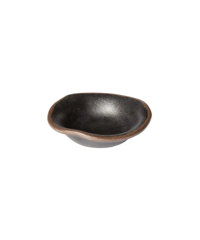 GGM Gastro (12 pcs) Dipping Pot - MARONE - Melamine - 40ml - round - Ø115mm - Black/Brown