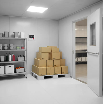 GGM Gastro (12 pcs) - Euro Pallet 1200x800mm - Hygienic ABS Plastic - Load Capacity: 4000kg - Grey