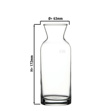 GGM Gastro (12 pcs) Glass Carafe - VILLAGE - 250ml