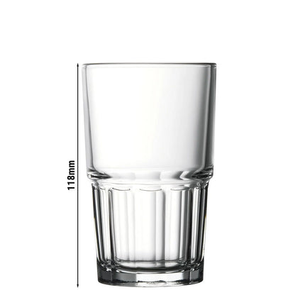 GGM Gastro (12 pcs) Hi Ball Glass - CASABLANCA - 284 ml - Clear