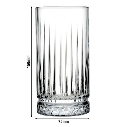 GGM Gastro (12 pcs) Hi Ball Glass - ELYSIA - 445 ml - Clear