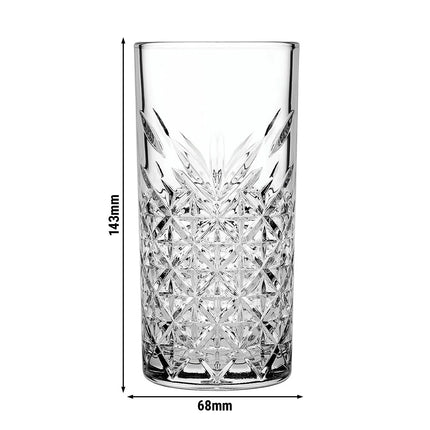 GGM Gastro (12 pcs) Hi Ball Glass - Timeless - 300 ml - Clear