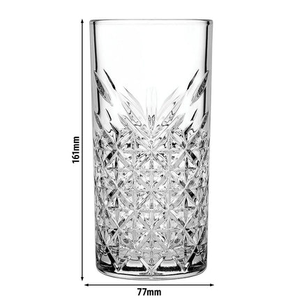 GGM Gastro (12 pcs) Hi Ball Glass - TIMELESS - 450 ml - Clear