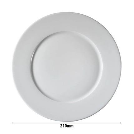 GGM Gastro (12 pcs) PERA | Plate - square - Porcelain - 210x210mm - White