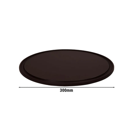 GGM Gastro (12 pcs) Pizza Plate - flat - Polyethylene - Ø300mm - Brown