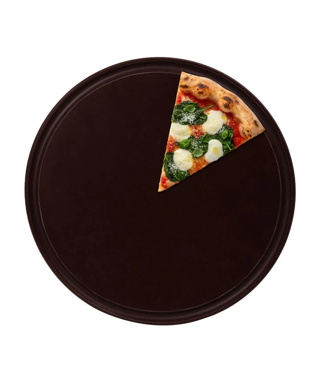 GGM Gastro (12 pcs) Pizza Plate - flat - Polyethylene - Ø360mm - Brown