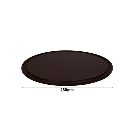 GGM Gastro (12 pcs) Pizza Plate - Polyethylene - Ø280mm - Brown