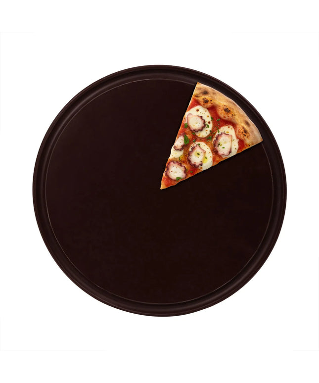 GGM Gastro (12 pcs) Pizza Plate - Polyethylene - Ø320mm - Brown