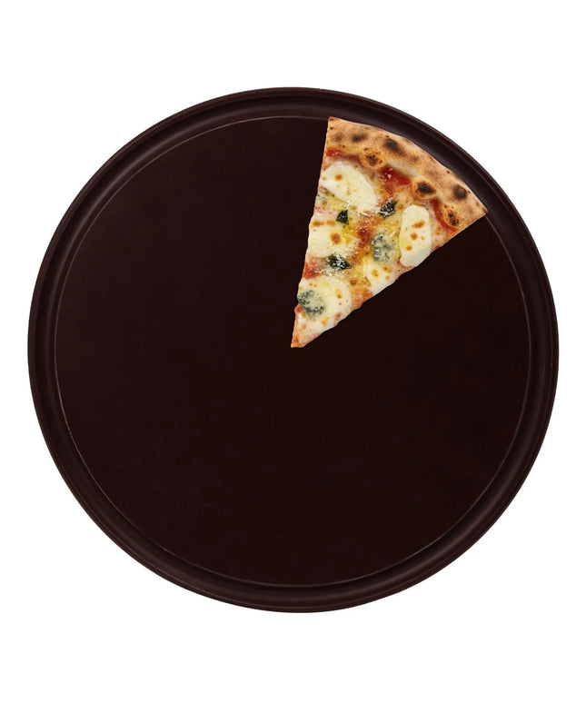 GGM Gastro (12 pcs) Pizza Plate - Polyethylene - Ø400mm - Brown