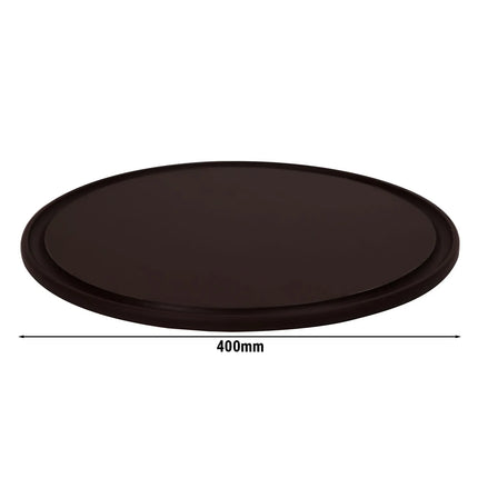 GGM Gastro (12 pcs) Pizza Plate - Polyethylene - Ø400mm - Brown